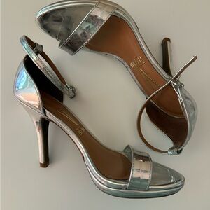 Vizzano Brazilian Brand Mirrored Silver High Heel Sandals